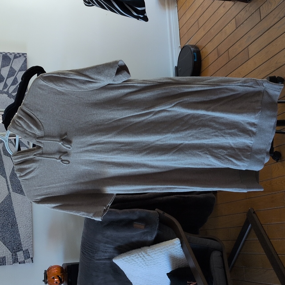 Twik Beige Hoodie Dress
